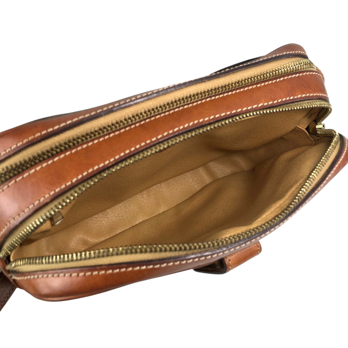 CELINE Macadam Blason Shoulder bag Brown Vintage 26ppnb