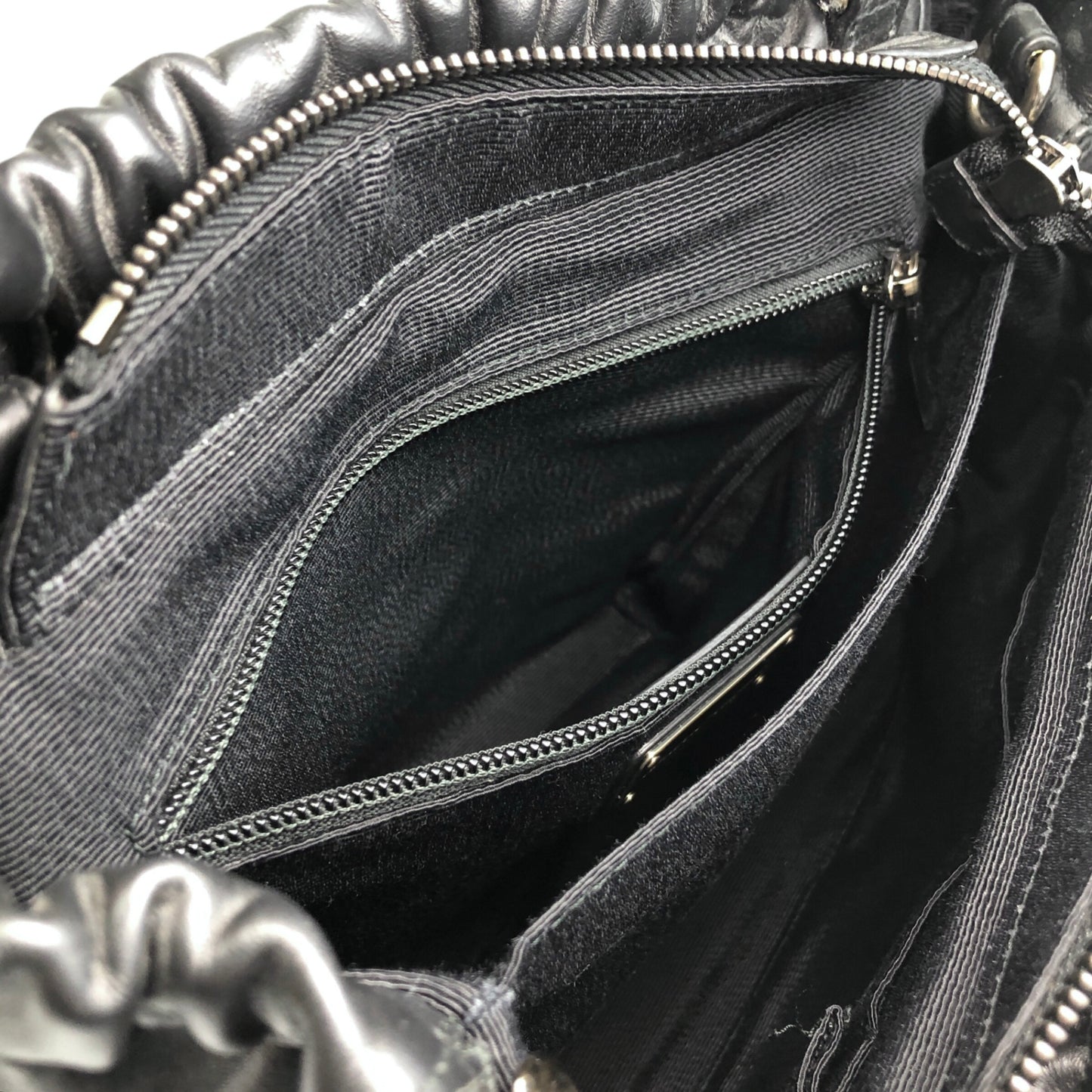 Salvatore Ferragamo Vala Ribbon Two-way Handbag Shoulder bag Black Vintage hdyv3c