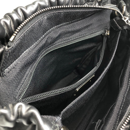 Salvatore Ferragamo Vala Ribbon Two-way Handbag Shoulder bag Black Vintage hdyv3c