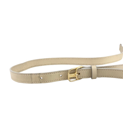 Yves Saint Laurent YSL 標誌單肩包白色復古 27p47c