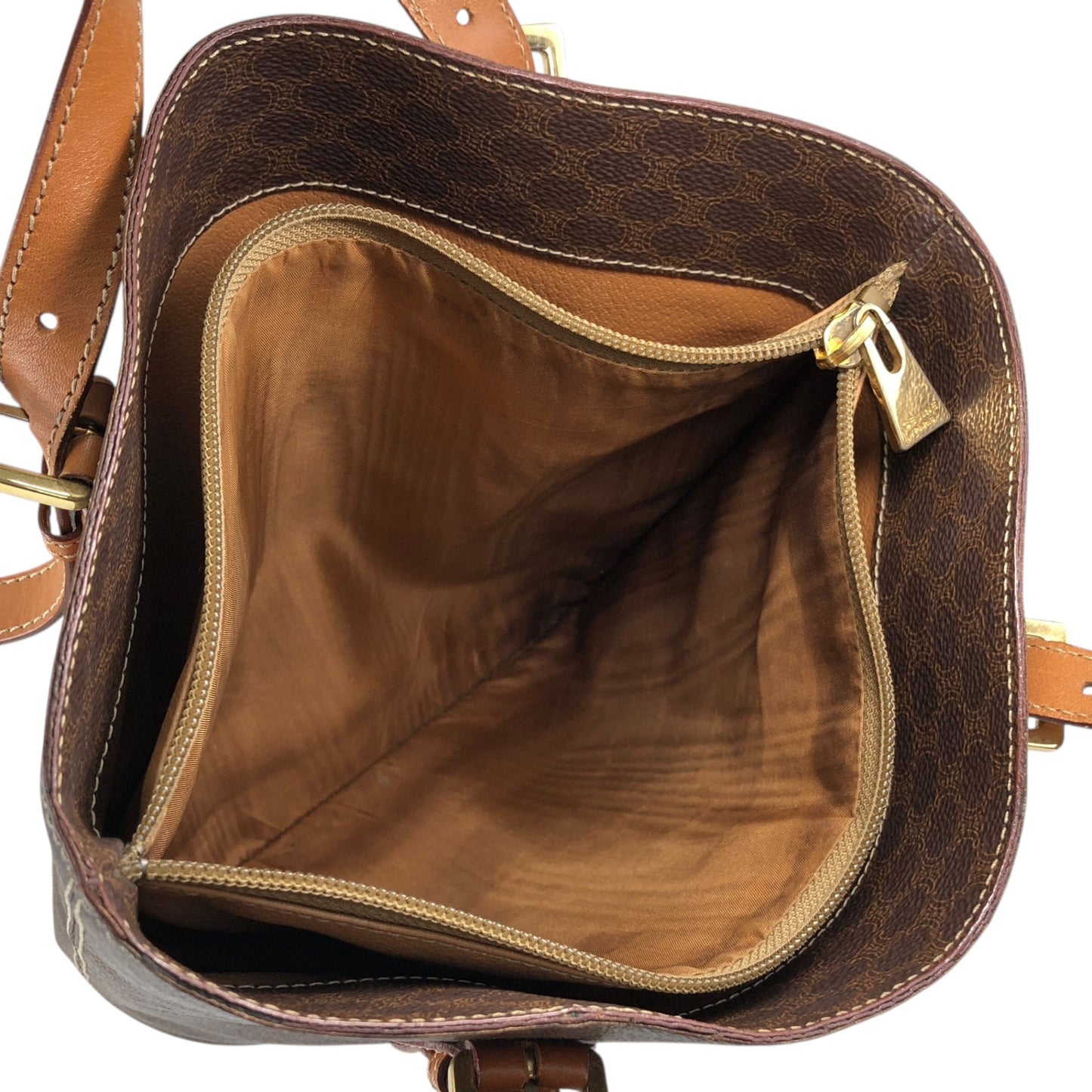 CELINE Macadam Blason Totebag Brown Vintage inkg8a
