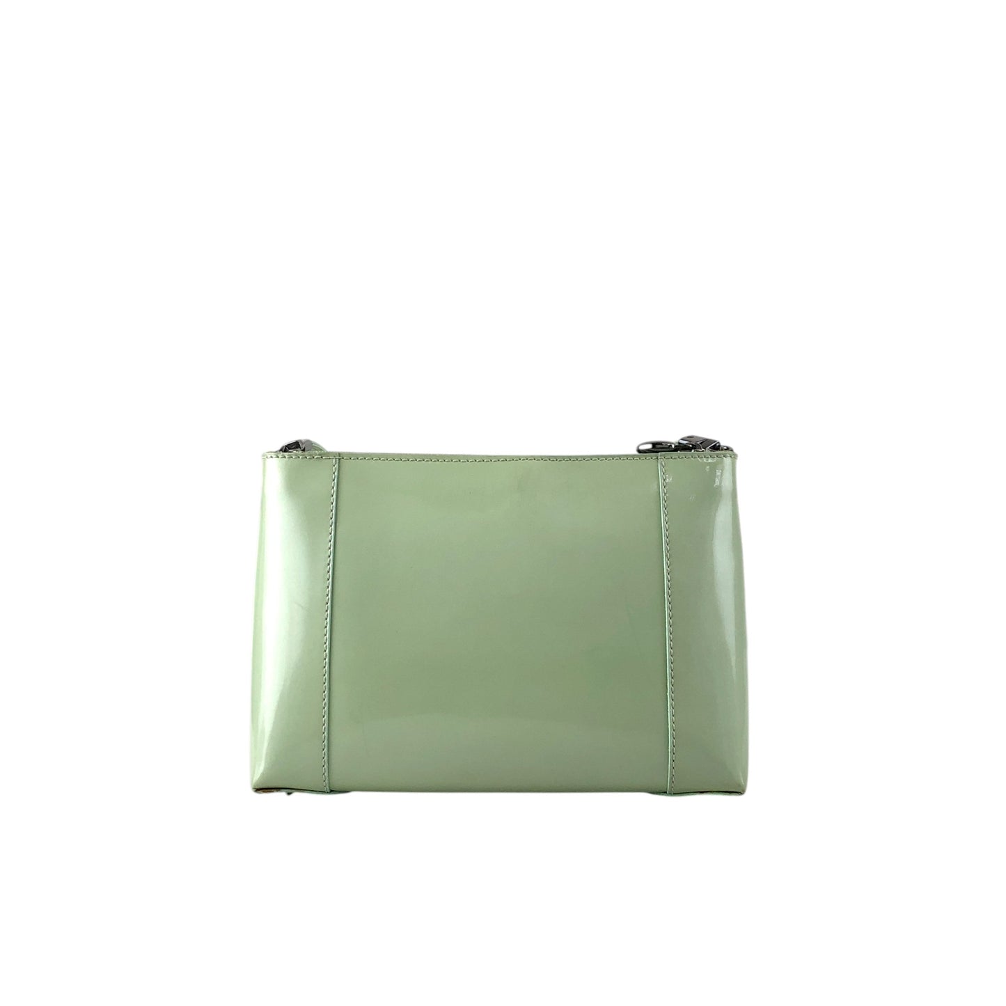 Christian Dior Logo Embossed Shoulder bag Green Vintage 7izpjd
