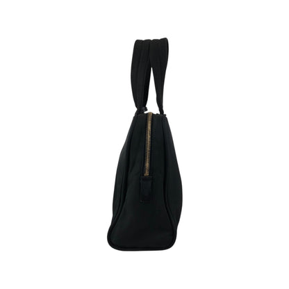 PRADA Tessuto Triangle Logo Handbag Black Vintage p7dydt