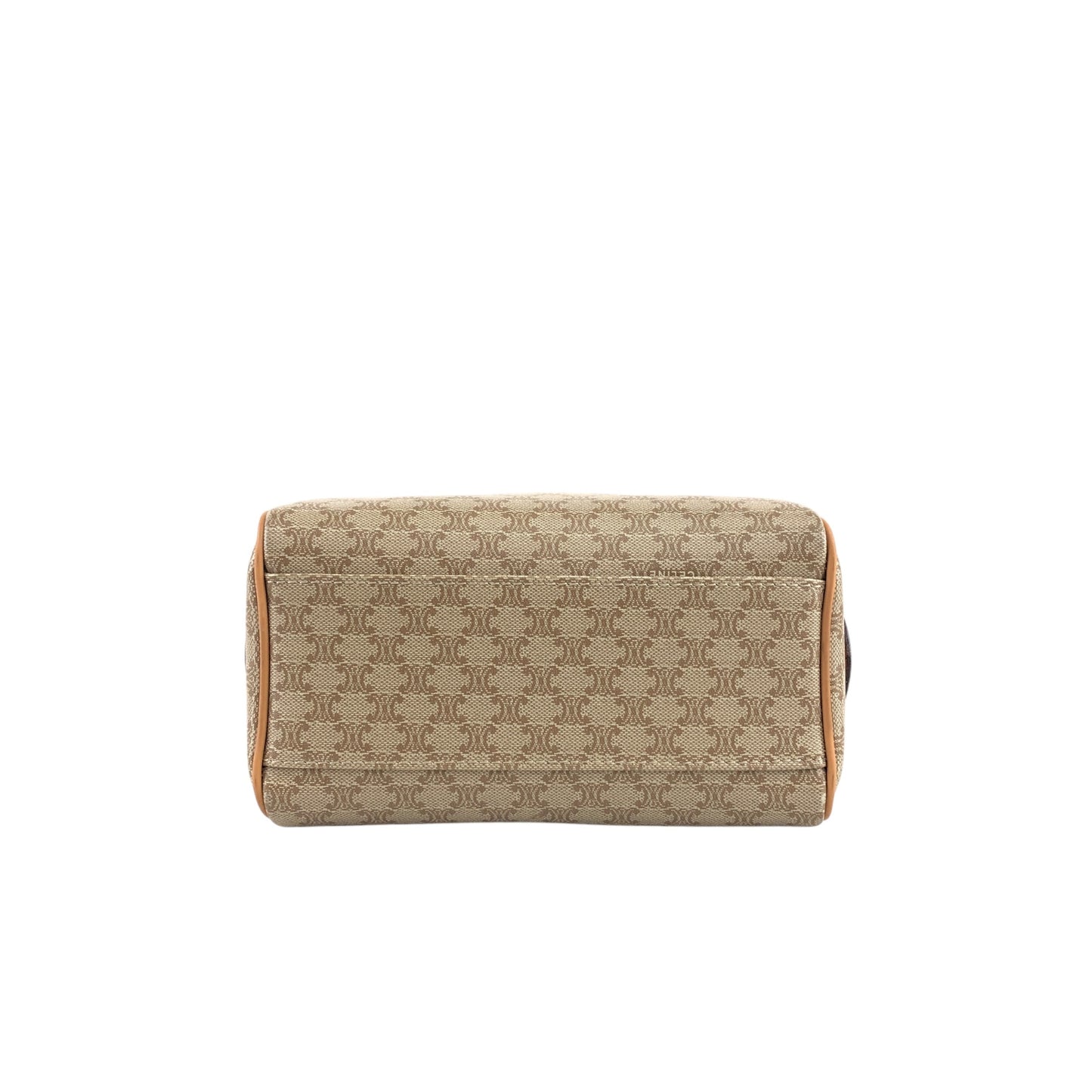 CELINE Macadam Two-way Handbag Shoulder bag Beige Vintage f3hr3k