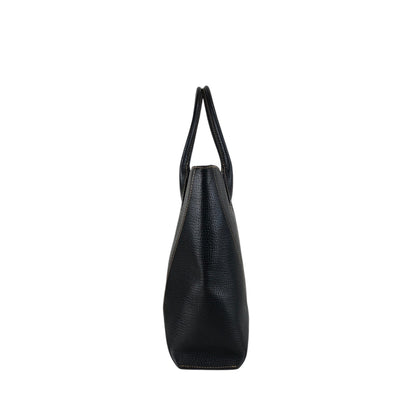 LOEWE Logo Embossed Two-way Handbag Totebag Black Vintage pfe4su