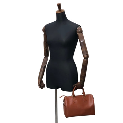 LOUIS VUITTON Epi Small Boston bag Handbag Brown Vintage 4i3rer