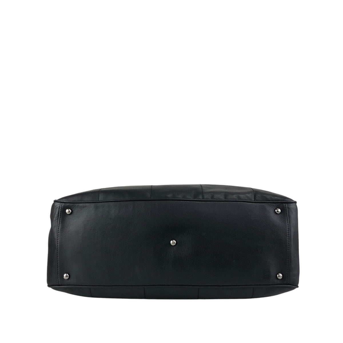 CHANEL Chocolate Bar Handbag Boston bag Black Vintage 6gabx8