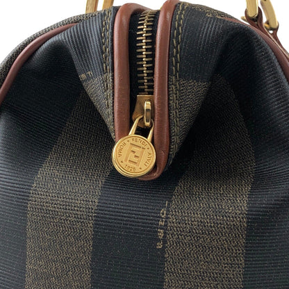 FENDI Pecan Two-way Small Boston bag Shoulder bag Brown Vintage bcg8zs