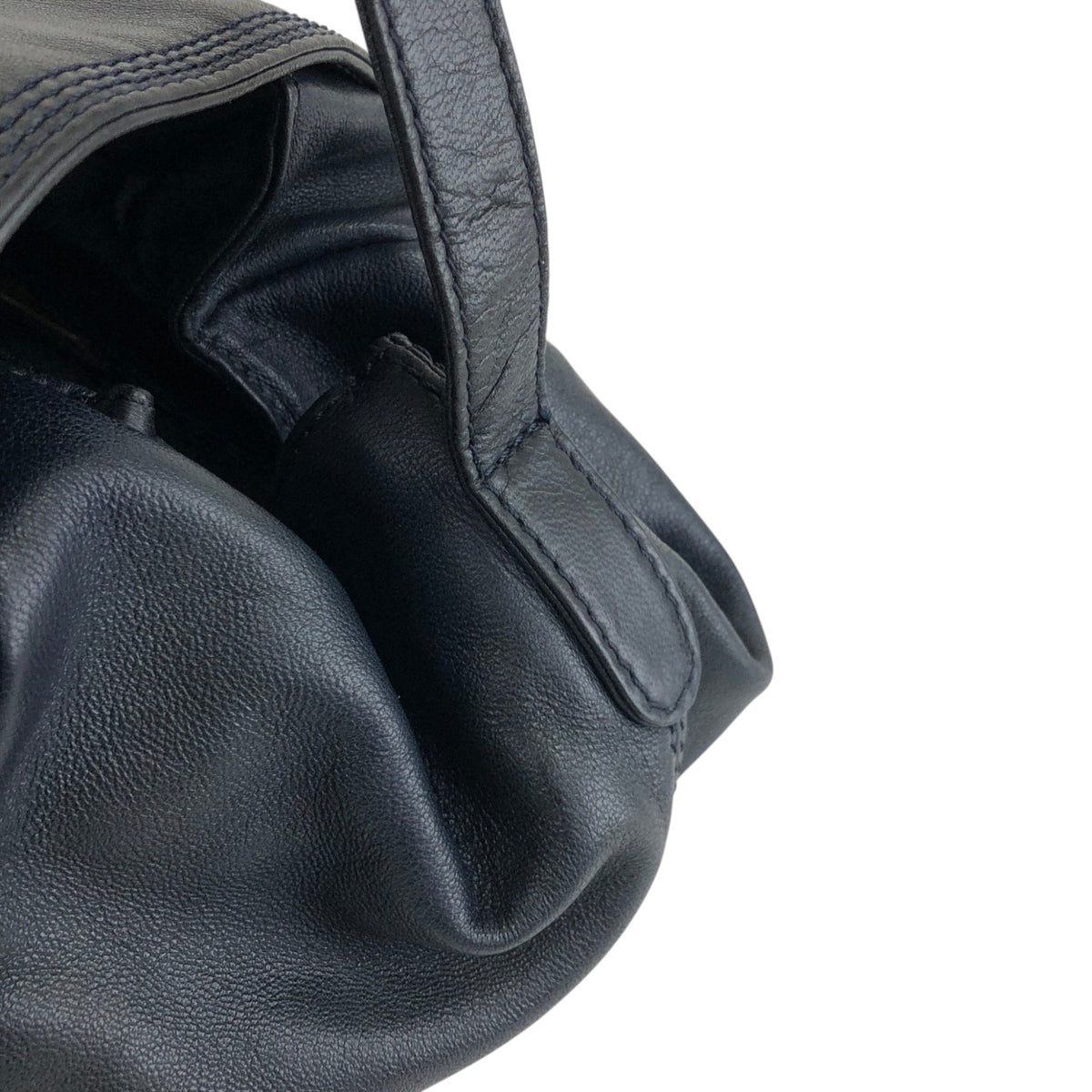 LOEWE Logo Shoulder bag Navy Vintage k4pn8w