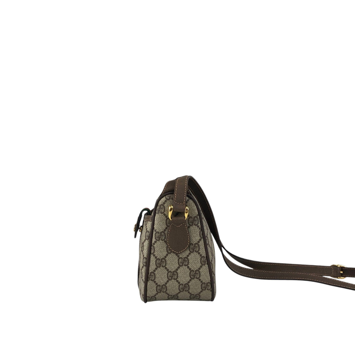 GUCCI Sherry Line Shoulder bag Beige Vintage h47gp3