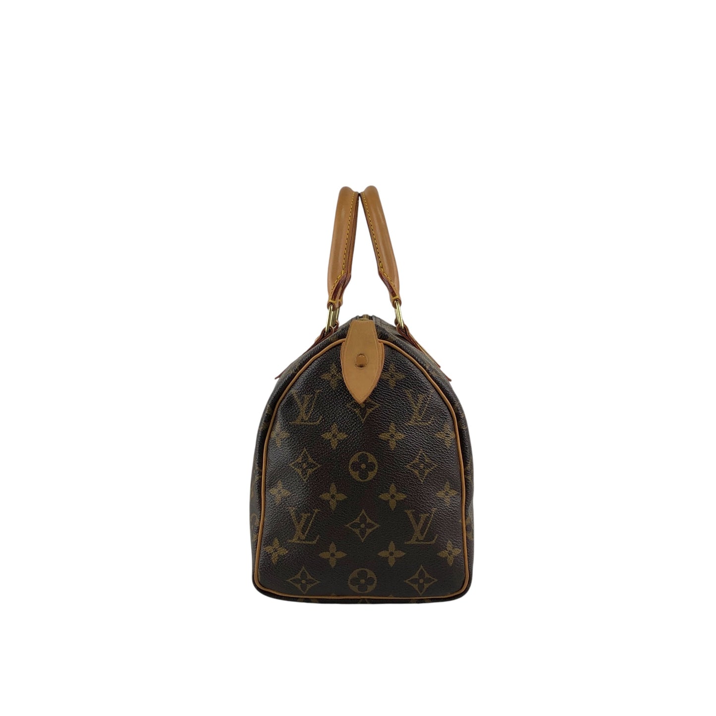 LOUIS VUITTON Monogram Handbag Brown Vintage vbsmgd