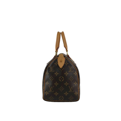 LOUIS VUITTON Monogram Handbag Brown Vintage vbsmgd