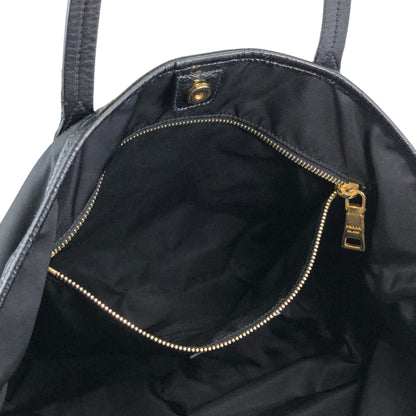 PRADA Logo Totebag Black Vintage 3h573h