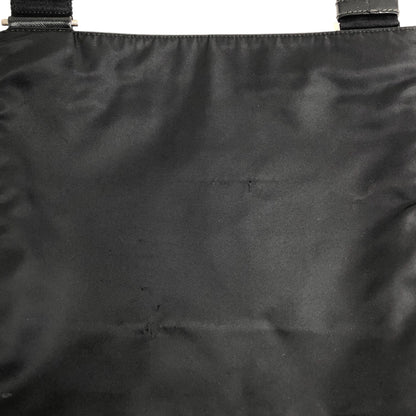 PRADA Tessuto Triangle logo Shoulder bag Black Vintage 4i8cr5