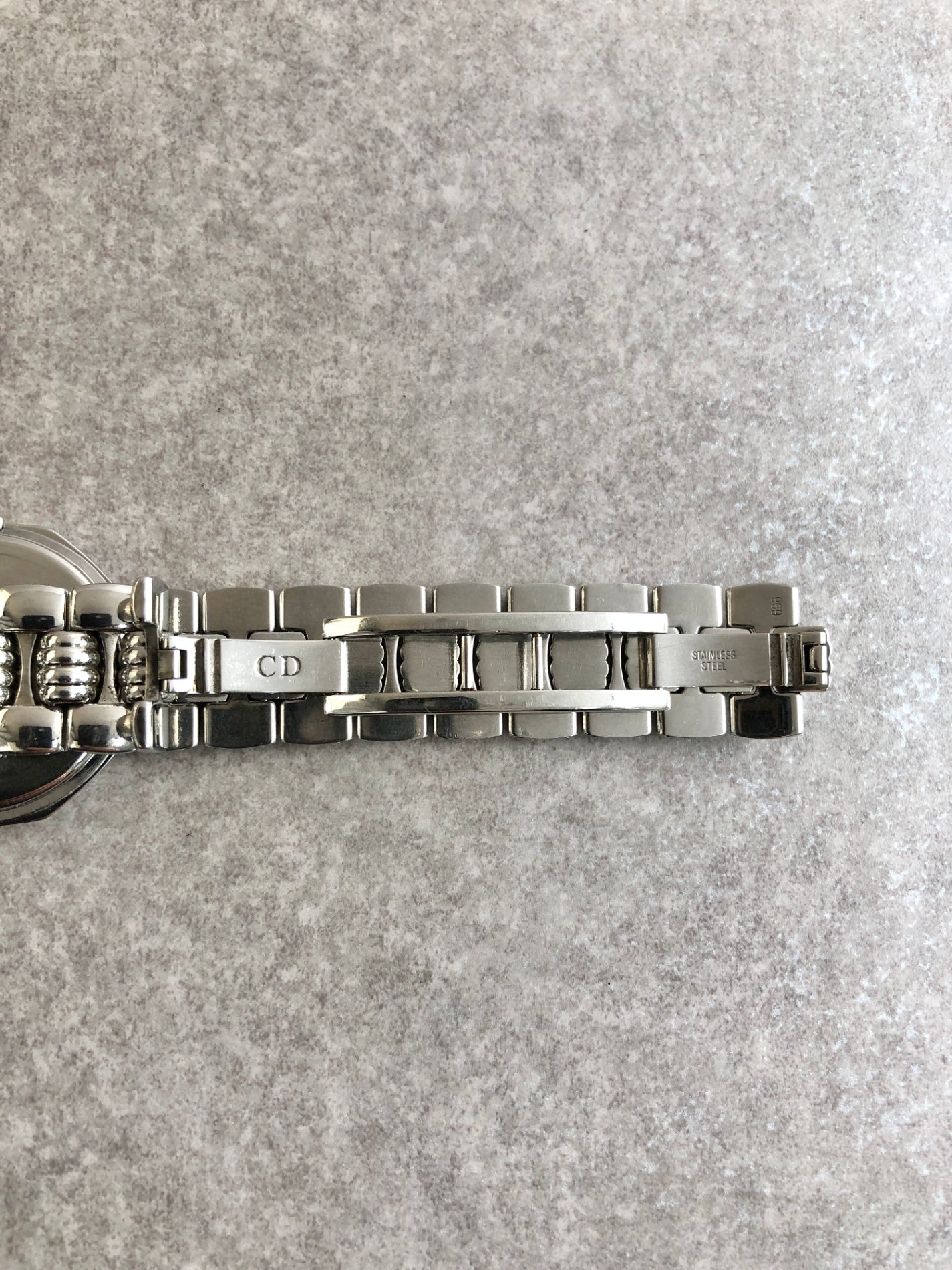Christian Dior Quartz Watch Silver D45-106-1 Vintage m4evpi