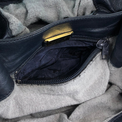 LOEWE Logo Shoulder bag Navy Vintage k4pn8w