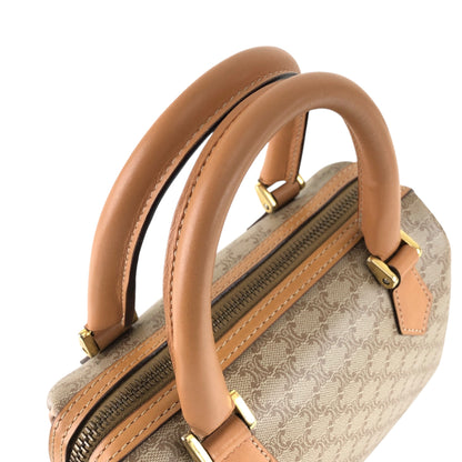 CELINE Macadam Two-way Handbag Shoulder bag Beige Vintage f3hr3k