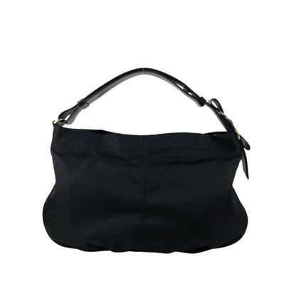 Salvatore Ferragamo Vala Ribbon Shoulder bag Black Vintage xwnsuw