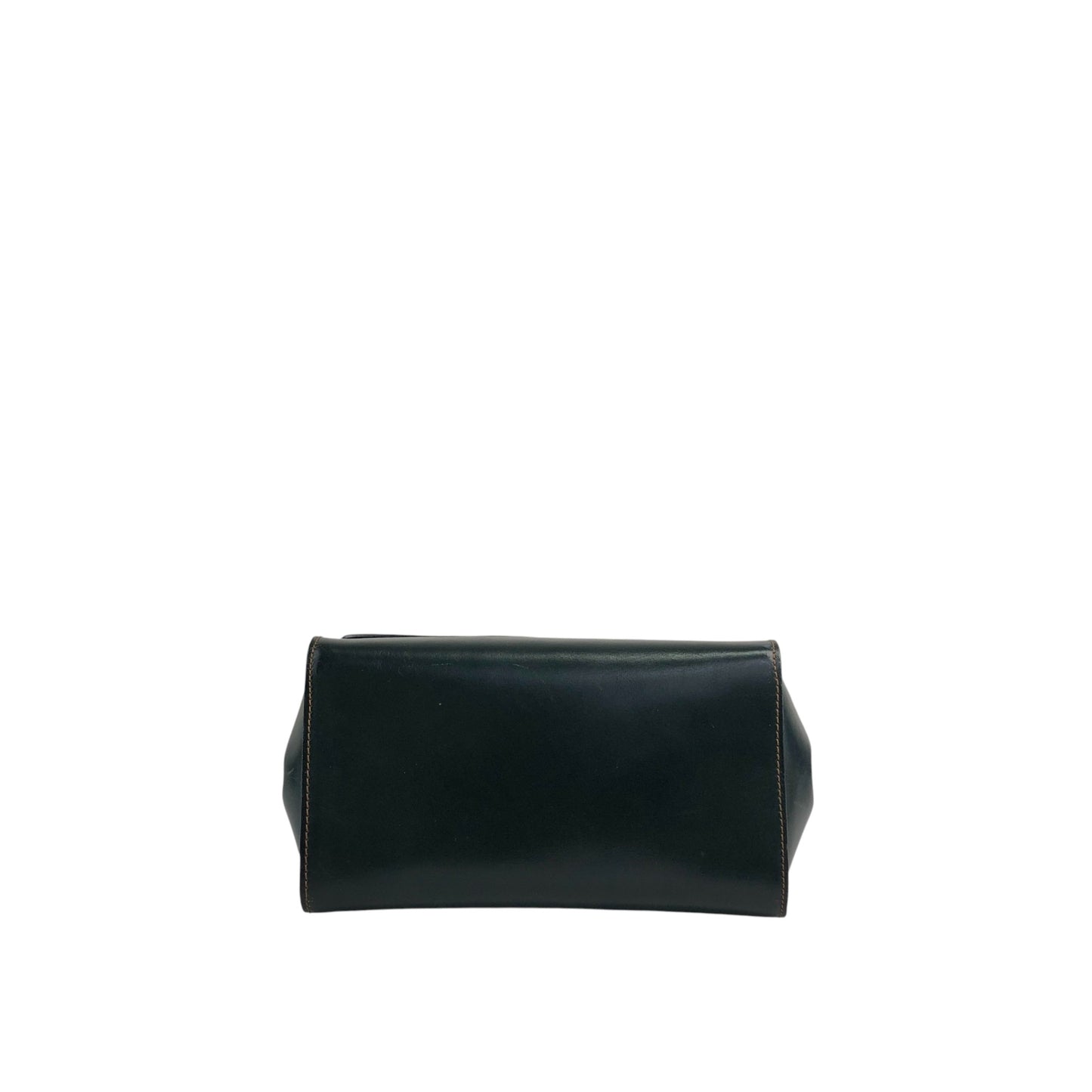 LOEWE Logo Embossed Shoulder bag Dark Green Vintage 583xh5