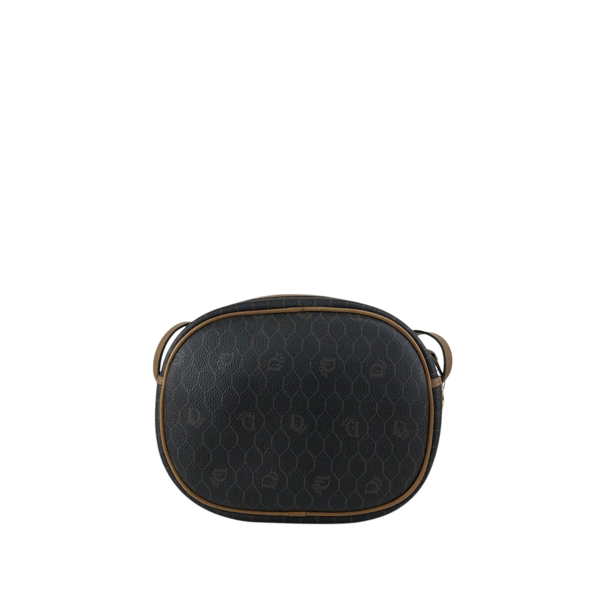 Christian Dior Honeycomb Pattern Shoulder bag Black Vintage nz4vwk