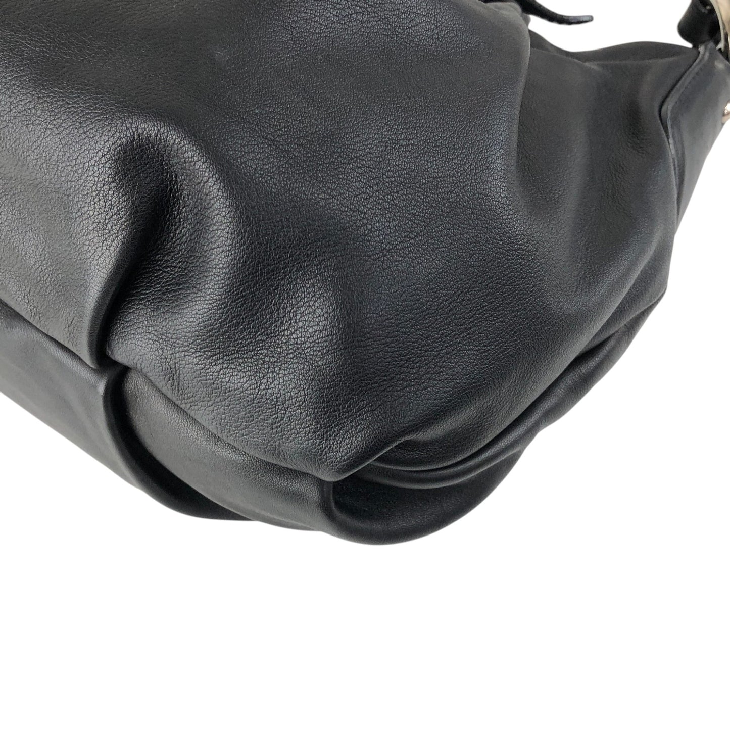 PRADA Logo Shoulder bag Black Vintage en8d2i