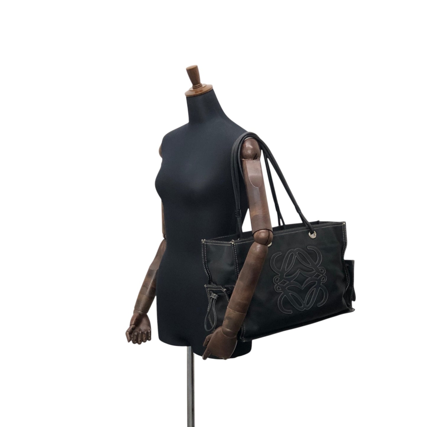 LOEWE Anagram Totebag Black Vintage 8r5k6b