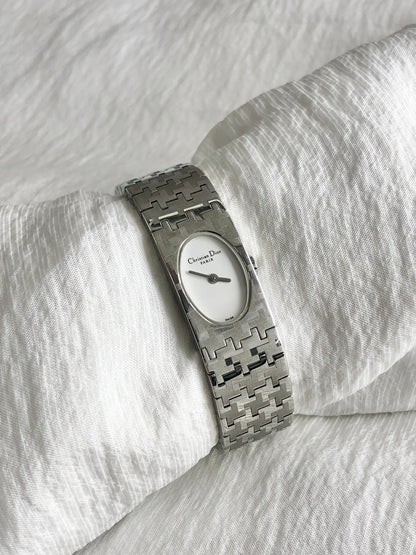 Christian Dior Watch Silver D70-100 Vintage j2ikyh