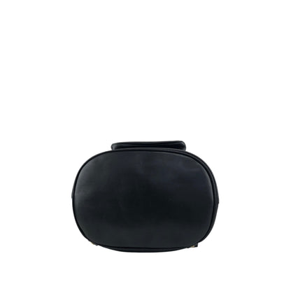 Christian Dior Logo Charm Backpack Black Vintage i8y5w2