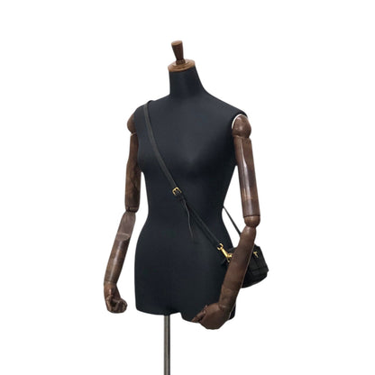 PRADA Logo Small Shoulder bag Black Vintage xg8z8w