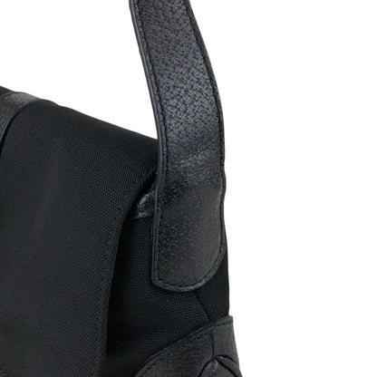 GUCCI Jackie Shoulder bag Black Vintage ja48kk