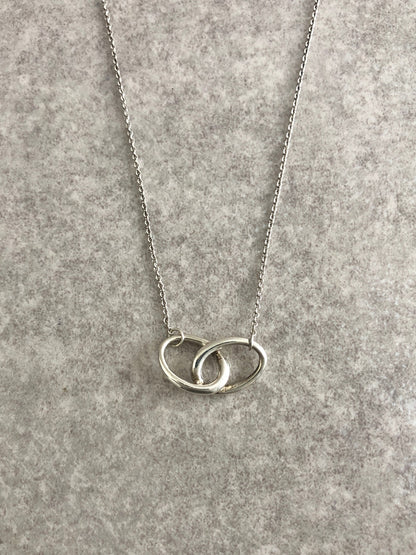 Tiffany & Co. SILVER925 Necklace Silver Vintage vxbiip