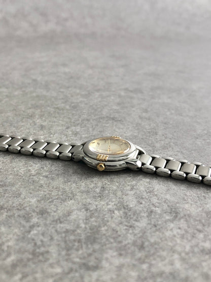 Yves Saint Laurent YSL Logo Watch Silver 5930-F91474 TA Vintage wdberd