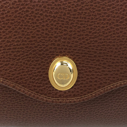 Christian Dior CD Logo Shoulder bag Brown Vintage 2gj5be