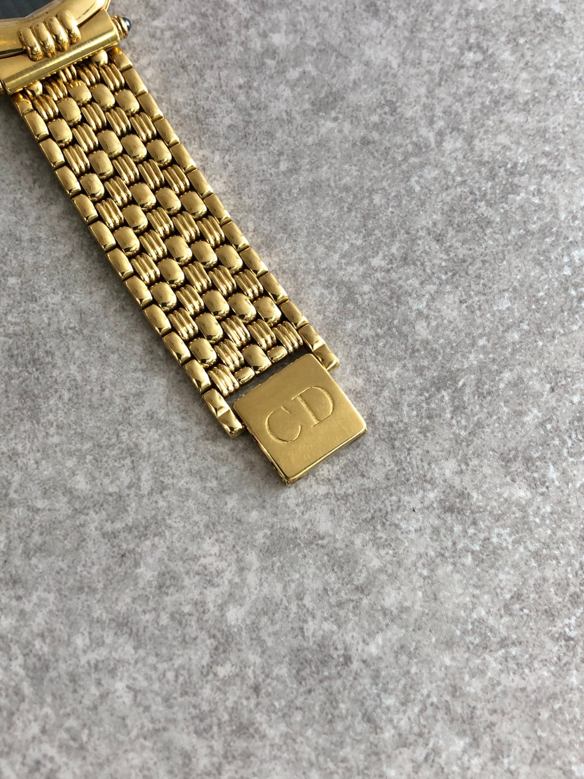 Christian Dior Quartz Watch Gold 63151 Vintage k6gker