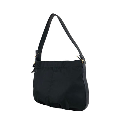 Salvatore Ferragamo Ribbon Shoulder bag Black Vintage n4v8km