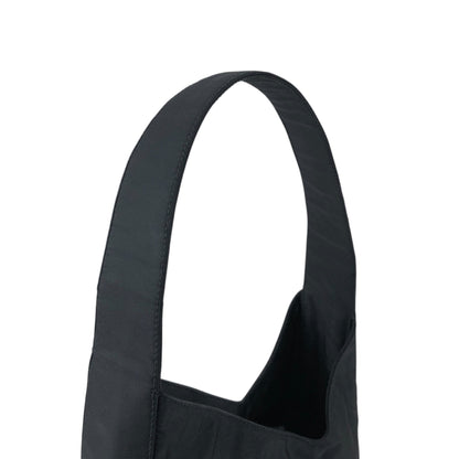 PRADA Tessuto Triangle Logo Handbag Shoulder bag Black Vintage 7tpj3r