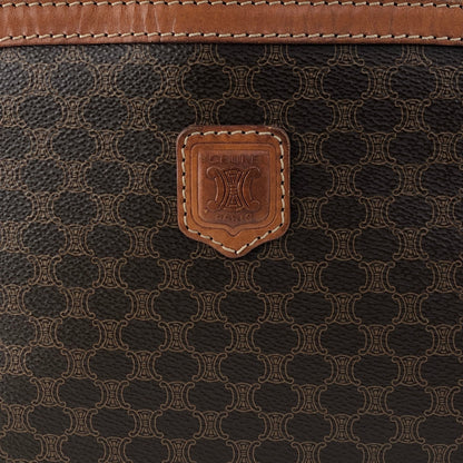 CELINE Macadam Blason Shoulder bag Brown Vintage bp2ksi
