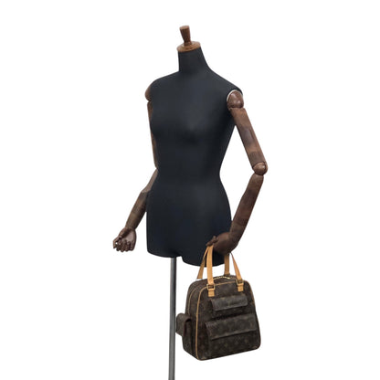 LOUIS VUITTON Monogram Handbag Brown M51161 Vintage bfxwva