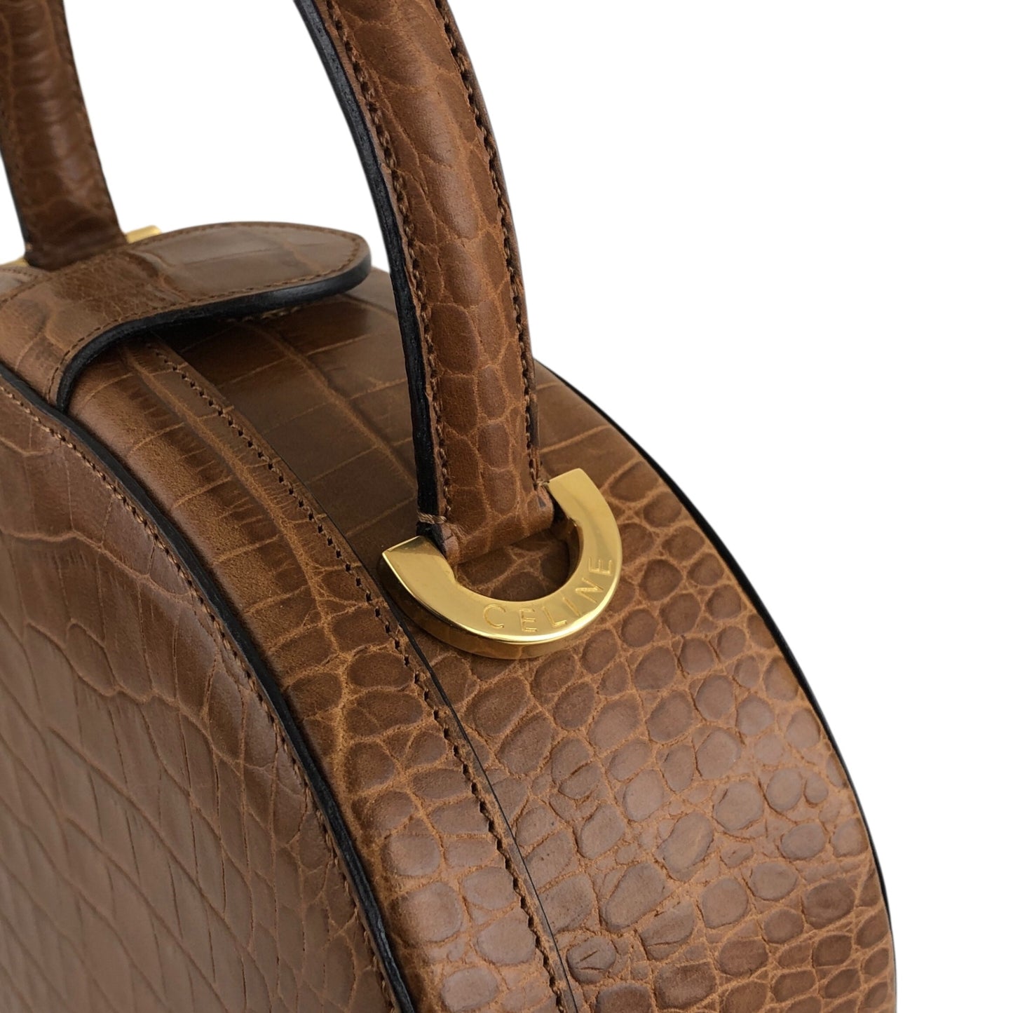 CELINE Handbag Brown Vintage wnfv7n