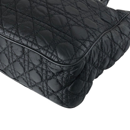 Christian Dior Cannage Charm Totebag Black Vintage ggknav