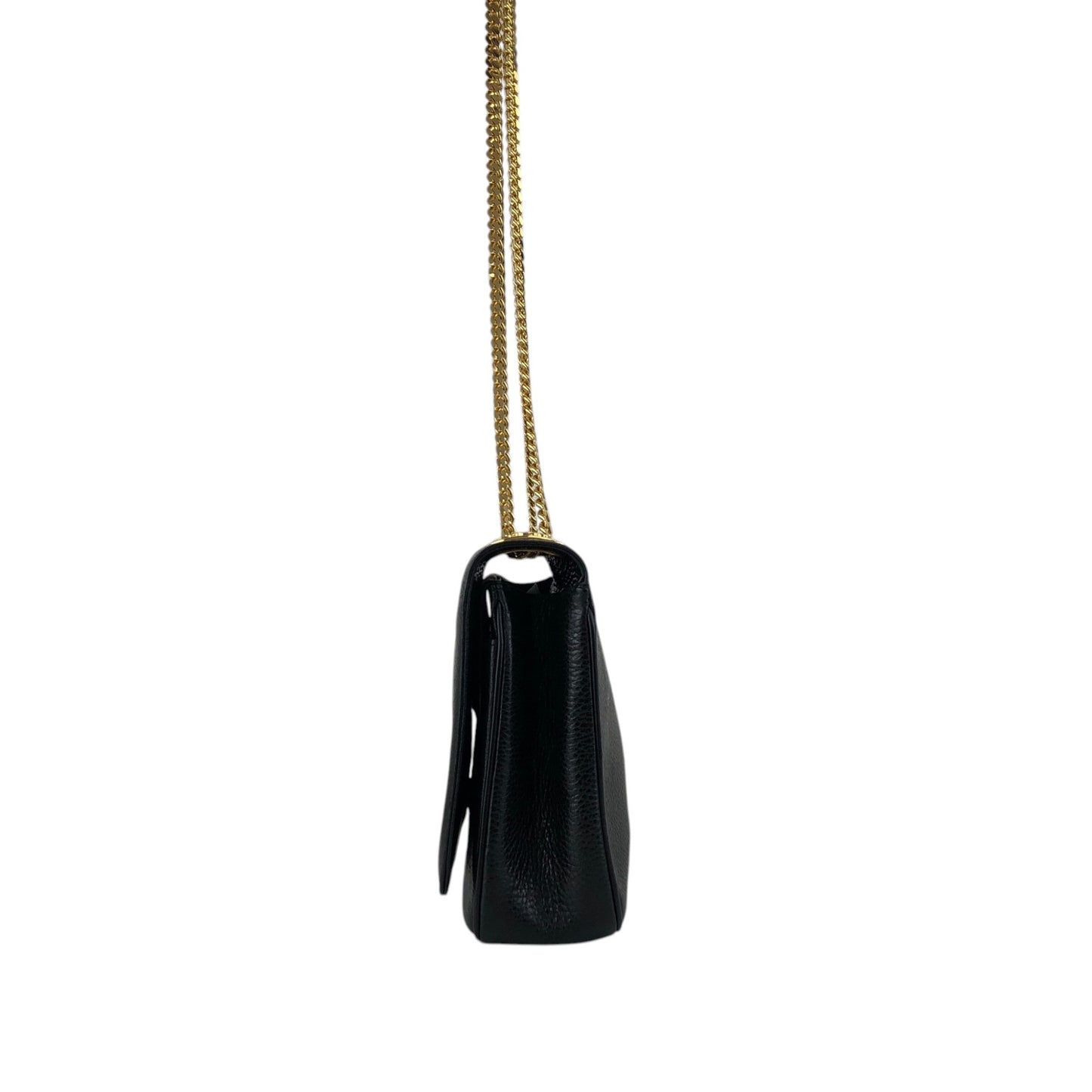 CELINE Triomphe Chain Shoulder bag Black Vintage t8zcx2