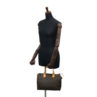 LOUIS VUITTON Monogram Small Boston bag Handbag BrownM41528  Vintage ejs7u6