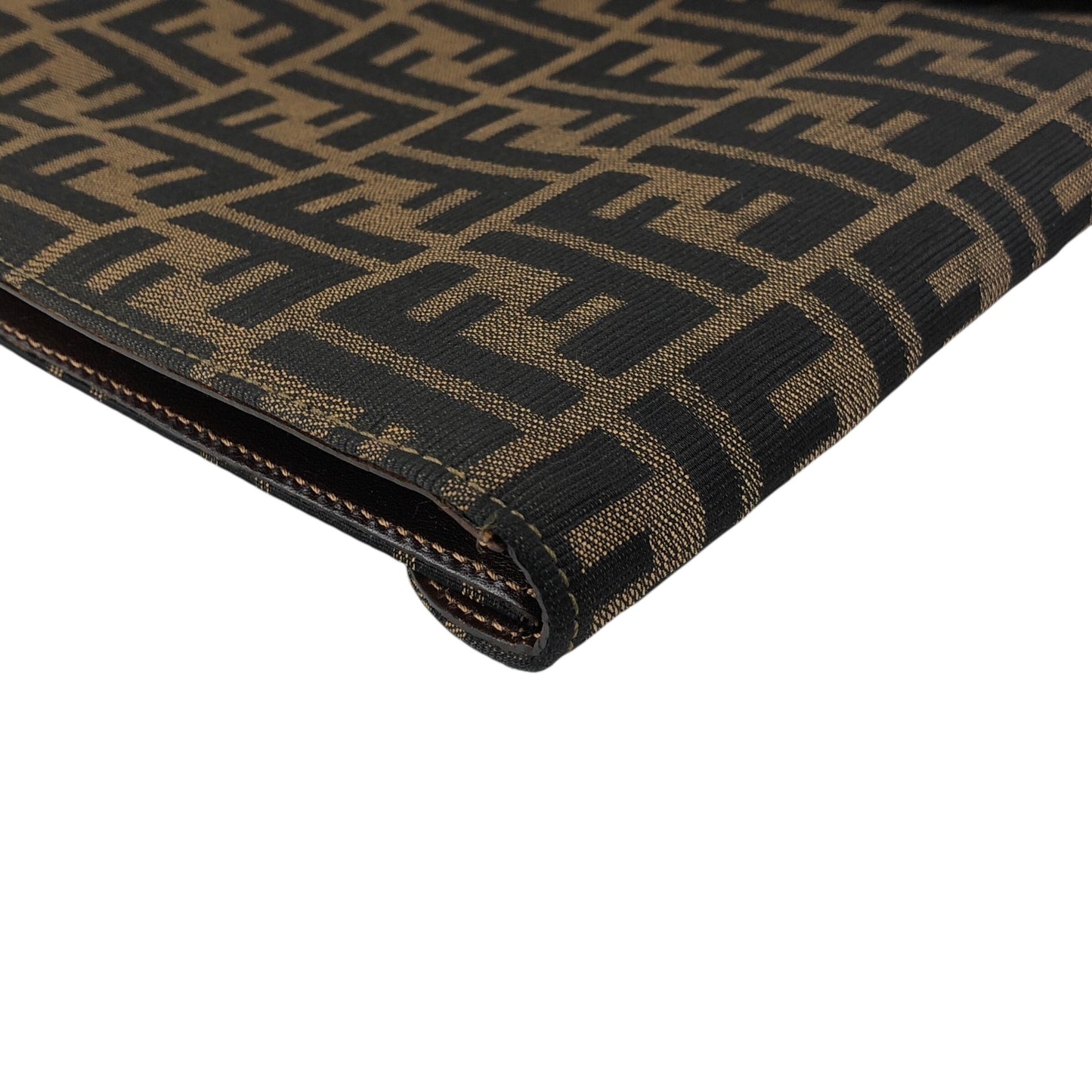 FENDI Zucca Handbag Brown Vintage 5pdvzg