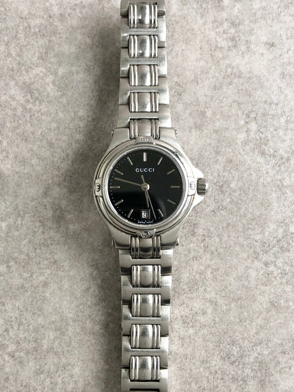GUCCI Watch Silver 5500M Vintage fwrvar