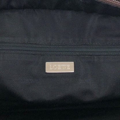 LOEWE Amazona35 Anagram Small Boston bag Handbag Brown Vintage t6ikyf