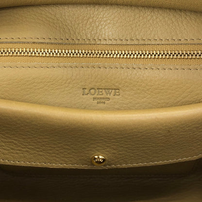 LOEWE Amazona28 Anagram Handbag Boston bag Beige Vintage gia6hg
