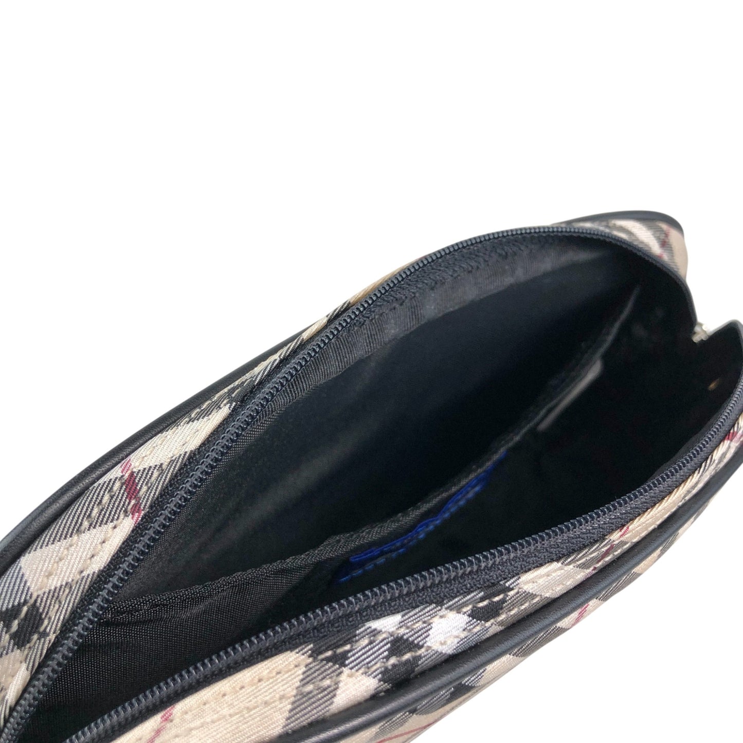 BURBERRY Nova Check Shoulder bag Beige Vintage kg336h