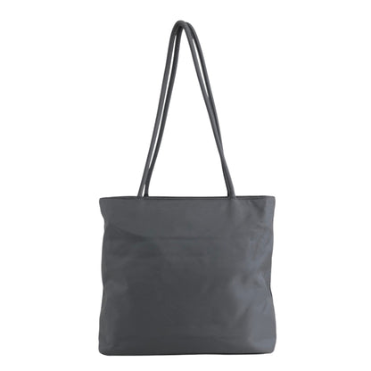 PRADA Tessuto Triangle logo Totebag Gray Vintage nfpiaw