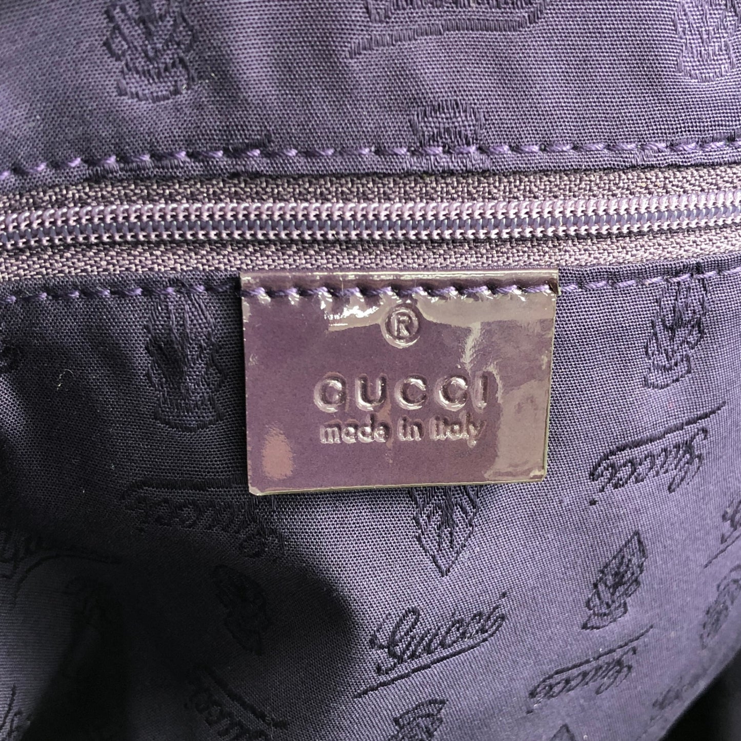 GUCCI GG Canvas Charm Totebag Beige Vintage 32sbhn