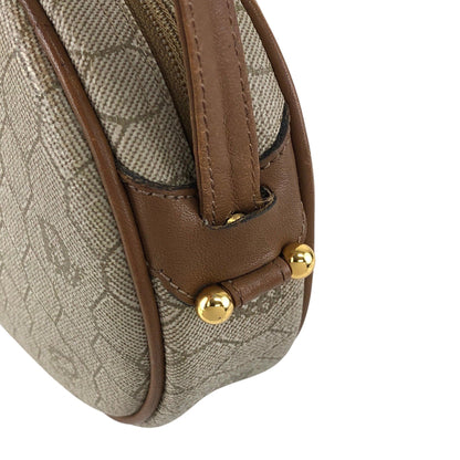 Christian Dior Honeycomb Pattern Logo Shoulder bag Beige Vintage ehuk2a